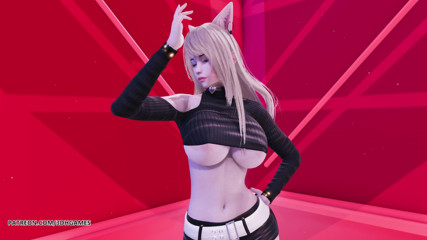 3D-Hentai Games: [MMD] Sistar - Alone Ahri sexy striptiz league of legends KDA