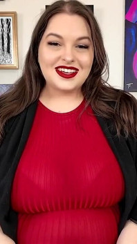 Boss Squishes You with Lipstick Kisses & Big Ass