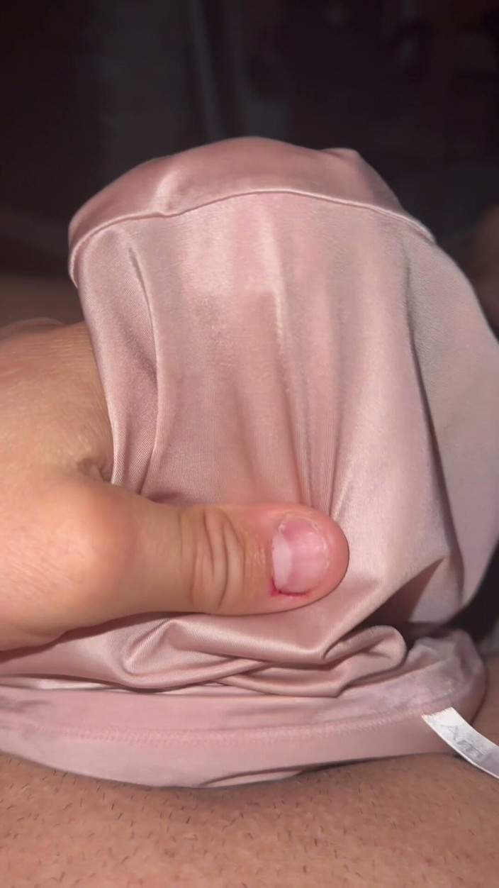 Bigbrook45: Satin Pink Pantie Crush