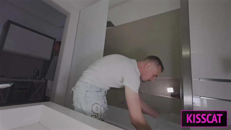 KissCat: S5e3 Behind-the-scenes Pt 2: Step Mom Sucks Matthew Meier in Steamy...