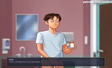 Cartoon Universal: Summertime saga parte 139 - l'infermiera dell'ospedale si masturba il mio grosso...