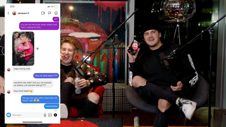 Pillow Talk: Brad Sousa demande à Jake Paul comment il a le goût...
