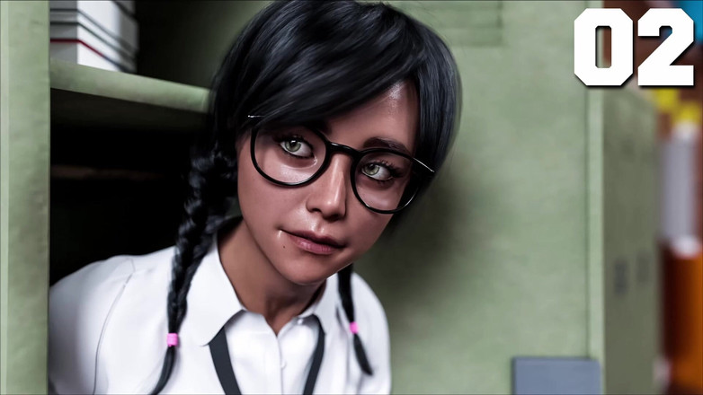 AVNTeller: Timestamps: Lost love # 02 - strebsames college-mädchen mit brille liebt es, ihre...