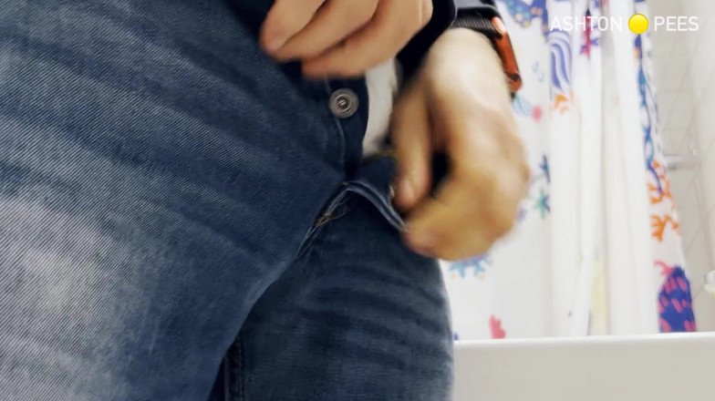 Beardedcummer: Piss 004 - Hairy man takes a piss