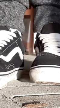 Il mio van gioca con le scarpe