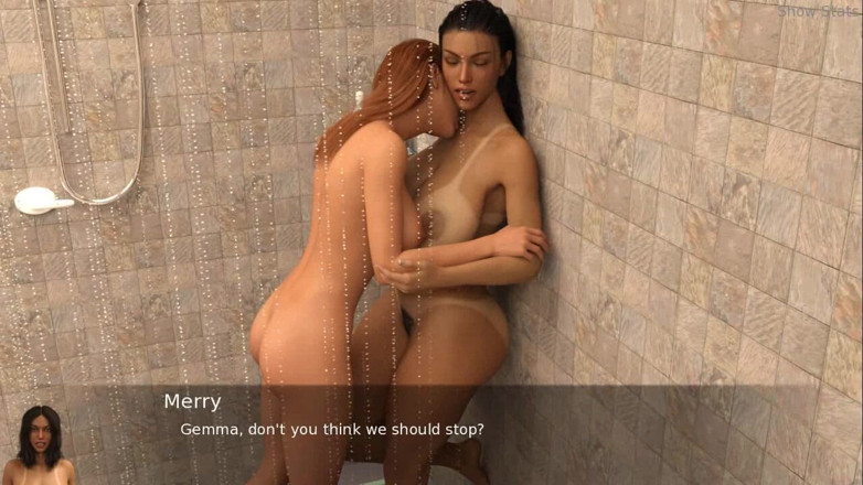 Dirty GamesXxX: Project Hot Wife : show lesbien mouillé sous la douche -S2E19