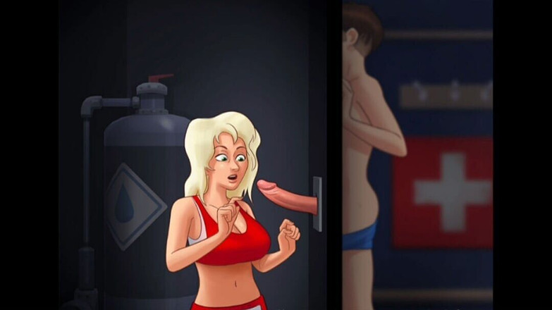 Hornysexes: Letní sága léčba lékařem a výstřik