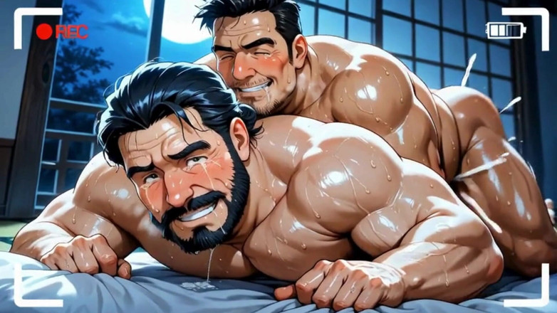 Real narrated fantasy Hentai: Bir grup olgun adam yaşlı bir adamın götünün içine boşalarak çılgın...