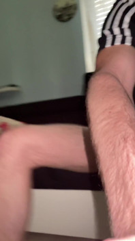 Playing with My Cock in the Living Room
