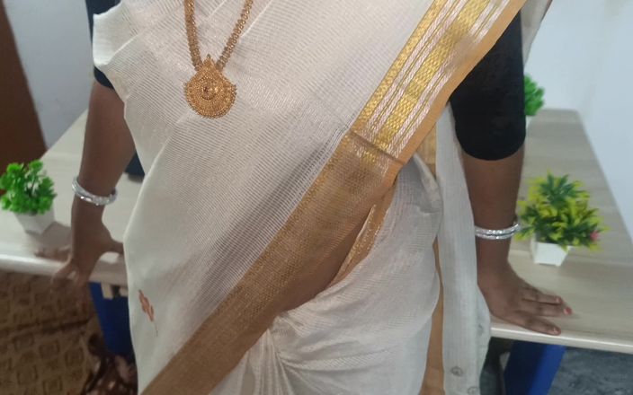 Inba: मलयाला साड़ी के साथ विवाहित महिलाओं का ऑफिस रोमांस