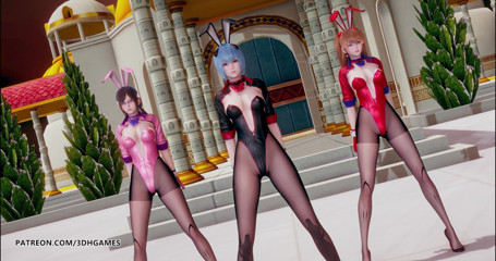 3D-Hentai Games: Somi - เต้นถอดเสื้อวันเกิด Evangelion Rei Ayanami Asuka Langley Sōryū Mari Illustrious Makina