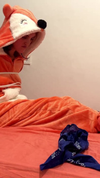 Miriam Bound and Tickled in Onesie