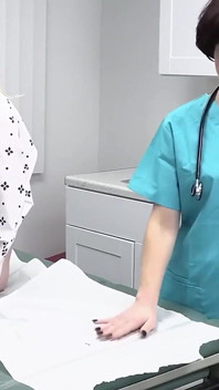 Knocked-up Teen Lets Perv Older Doctor and Dirty Nurse Use Her Holes in Exchange for Their Silence ~ Free Full Scene