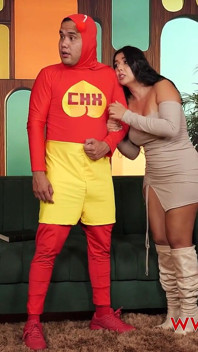 The Horny Red Hooper Rescues the Booty Chick, Lina Henao