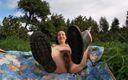 Hera Harding: Clit Rubbing and Masturbating with Rubber Boots