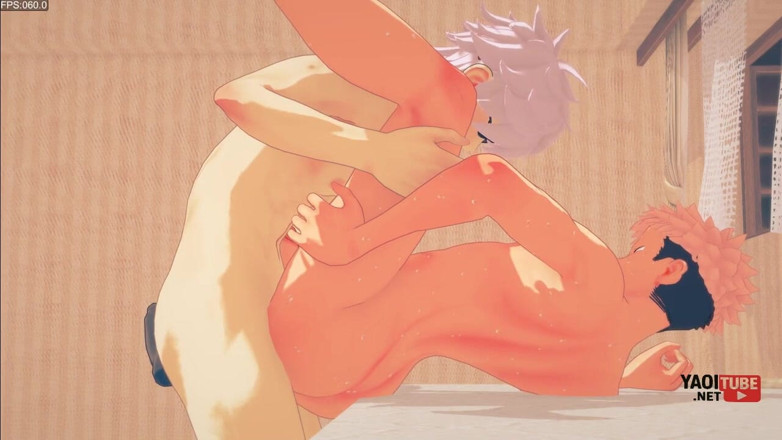 Yaoitube: Jujutsu Kaisen Yaoi - Gojo fode Yuuji em seu quarto
