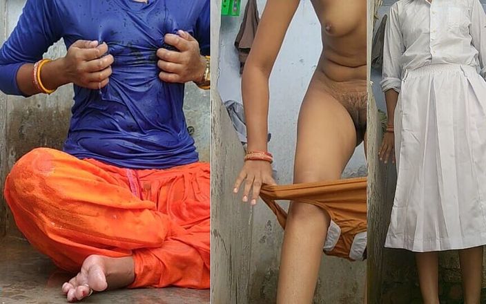 Rakul 008: Het ensam indisk college flicka naken bad