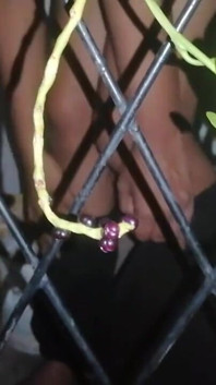 Found an Old Desi Woman Peeing Under Staircase and Punished