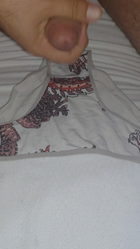 I Ejaculate Into the Panties My Wife Is Going to Wear While She Is in the Bathroom.