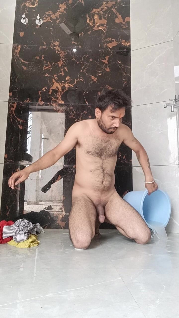 Rajasthani-old-lover: Desi Young Boy Enjoy Washing Stepfather Underwear and Enjoy Masterbation
