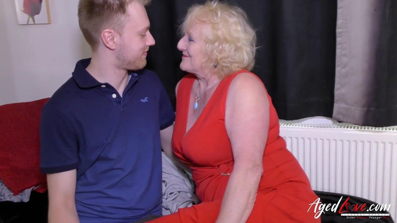 Old Nanny: AGEDLOVE - Claire Knight is a granny that will make you...