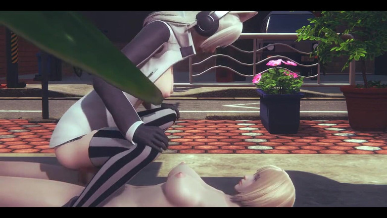 HentaiTubes: Futanari hentai 3d sansürsüz - omura elle muamele ve sokakta sikiliyor - Japon...