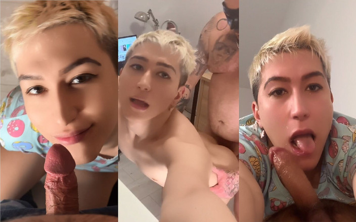 Viper Fierce: Detrás de escena folla asiática femboy vs papi mayor