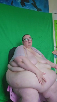 SSBBW Fat Body Massage with Cream