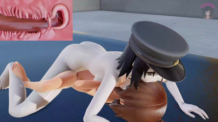 Velvixian: Kancolle. Akitsumaru X Fumizuki. Futanari lyžuje sex