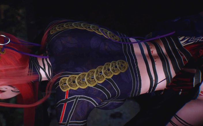X Hentai: ब्यूटी रेड हेड वारियर - 3डी एनीमेशन