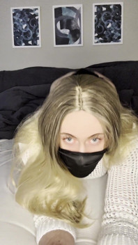 Blonde Teen Crossdresser Anal Masturbation