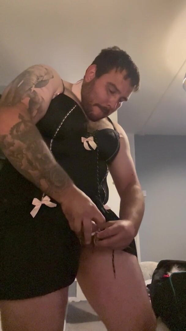 Shaun Cbt: Bite et balle avec plug anal et sissyfication, travesti, pinces à...