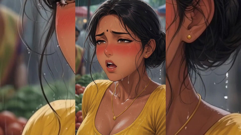 Heaven Gamez: Indian Bhabhi Grouped &amp; Fucked Hard by Her Old Disgusting Muslim...