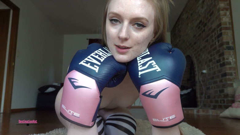 Destination Kat: Playing with My New Boxing Gloves