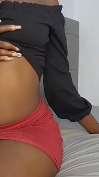 Ebony Teen Wants a Big Fat Dick Deep Inside of Her