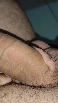 Extreme Pressure on Grandpa's Cock Expands His Balls.