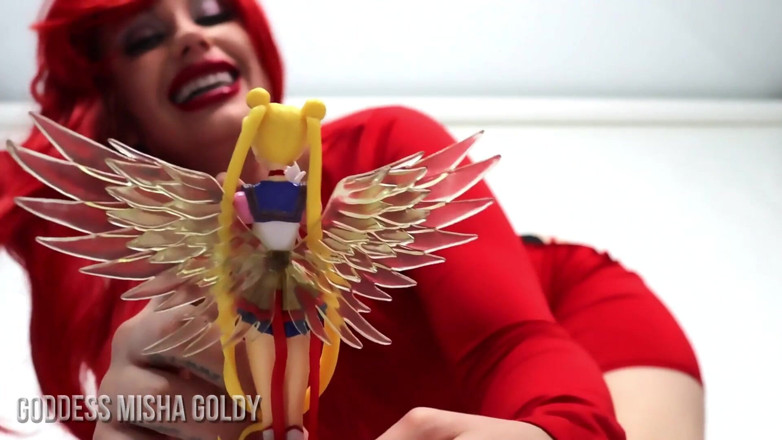 Goddess Misha Goldy: 巨大娘カオリナイトは彼女の裸足であなたを辱め、破壊します!
