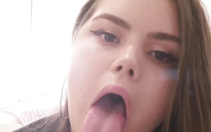 Your fantasy studio: Ahegao with a cucumber