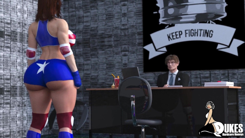 Dukes Hardcore Honeys: Una luchadora inconforme es puesta en su lugar por su...