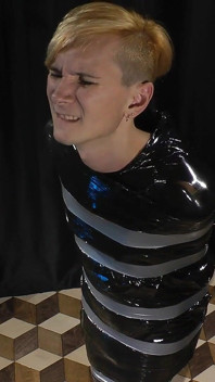Nicky Wrapped Socks Gagged