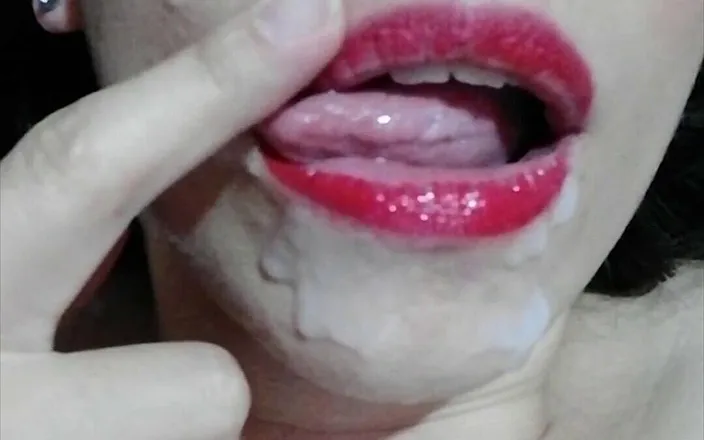 TheArtOfCum: Facciale sul Trucco! PulendoLo e deglutire