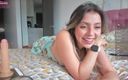 CUTE ALICE: Latina with a Cute Face and Perky Body Enjoys Hanging...
