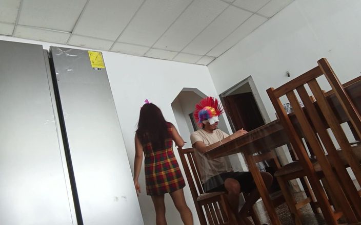 Goky: He Puts a Corn in His Pussy Masturbating