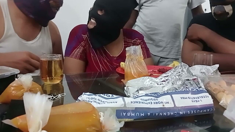 Priya aunty: Dining Table Hot Dirty Foreplay Talking
