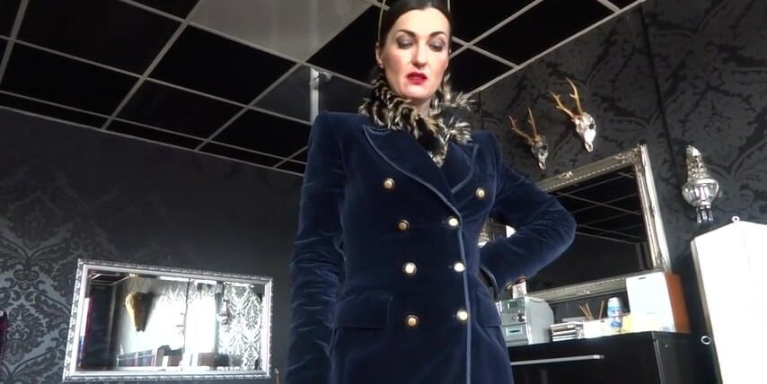 Lady Victoria Valente: Cum on my riding boots boy and whinny for me!
