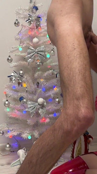 Santa's dziwka Boże Narodzenie Głębokie gardło kneblowanie