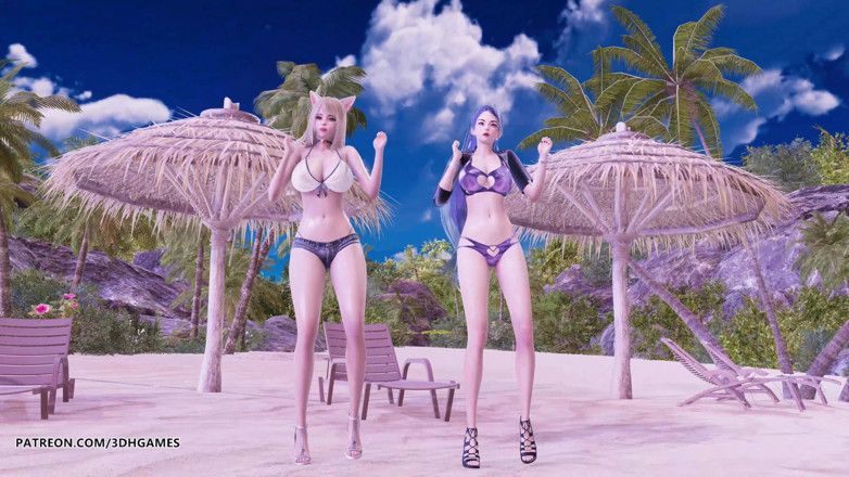 3D-Hentai Games: [MMD] Girl's Generation - tarian striptis panas Ahri Kaisa League of...