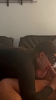 Chupando o pau do meu chefe