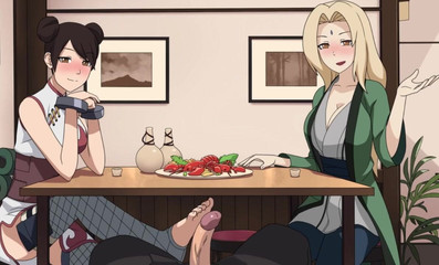 LoveSkySan69Real: Naruto - Kunoichi Trainer - Parte 7 - Tenten e Tsunade Footjob por Loveskysanx