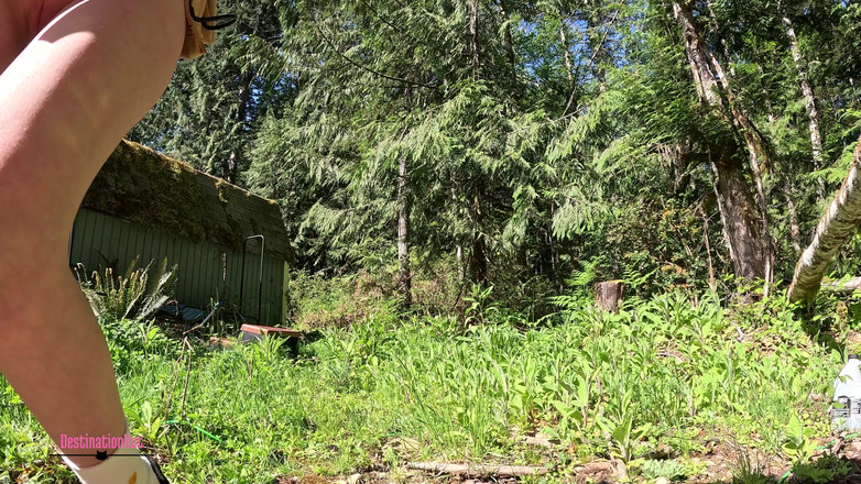 Destination Kat: Yardwork Pee Komp